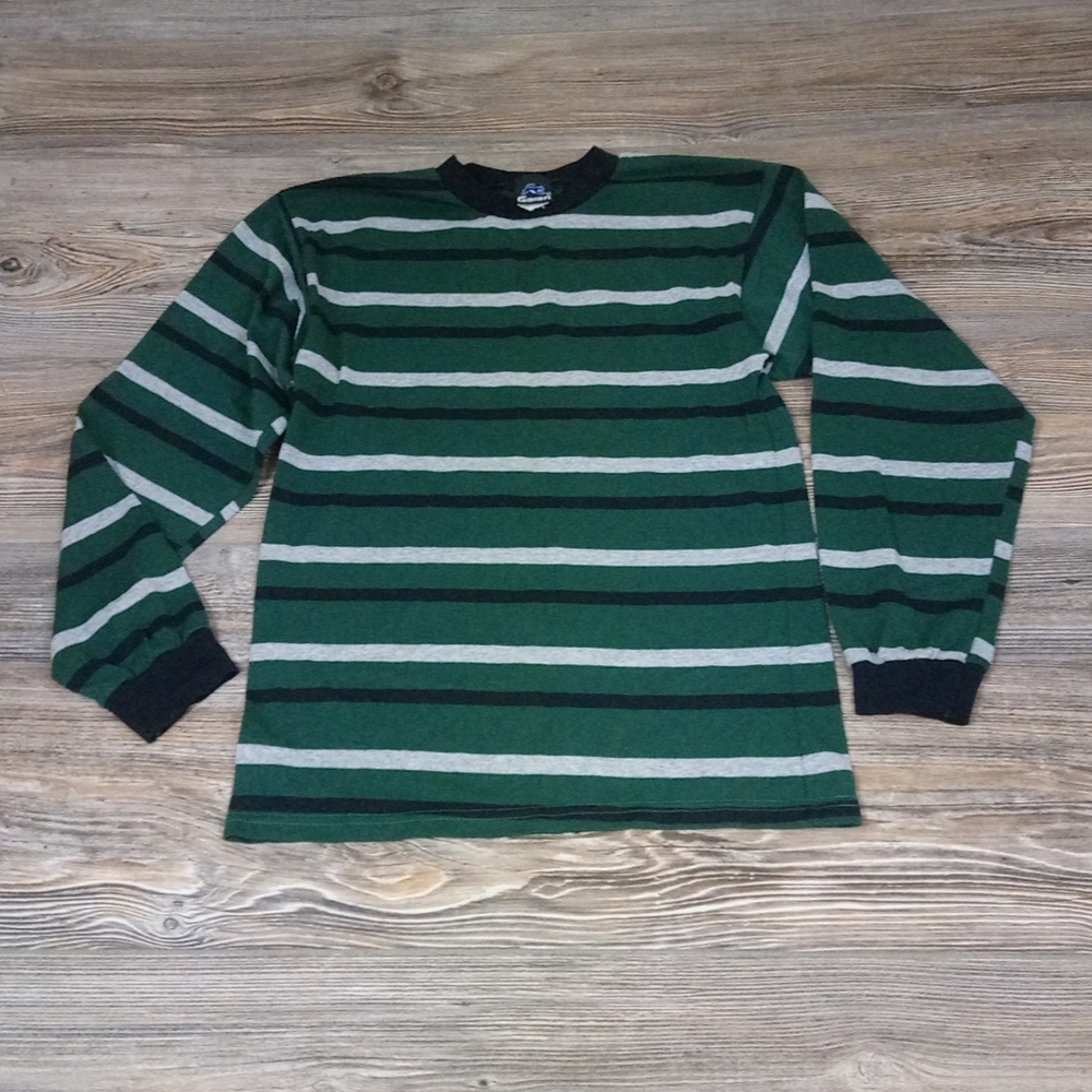 Vintage Style Striped Long Sleeve Top